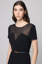 Load image into Gallery viewer, Asturie midi dress with belt

