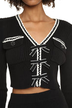Load image into Gallery viewer, Ribbed-knit cardigan
