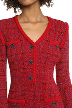 Load image into Gallery viewer, Checked knit dress
