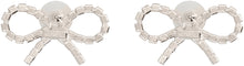 Load image into Gallery viewer, Bow embellished earrings
