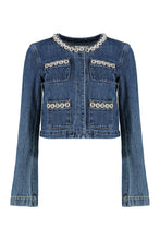Load image into Gallery viewer, Embellished denim jacket

