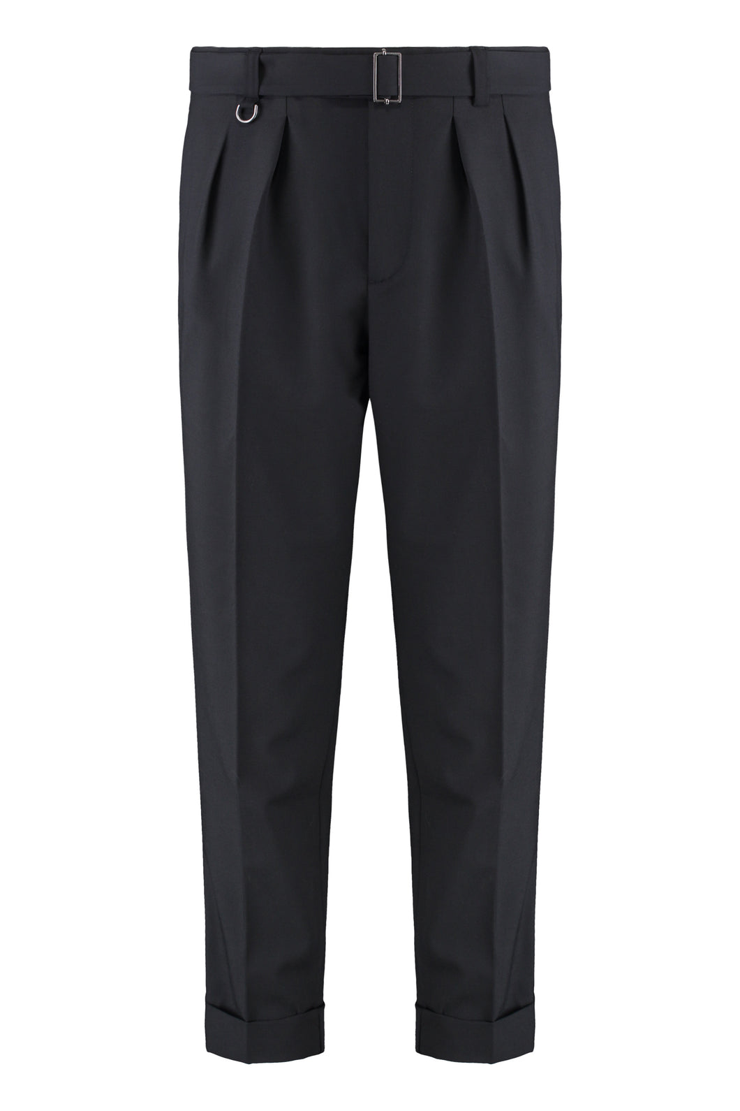 Wool blend trousers