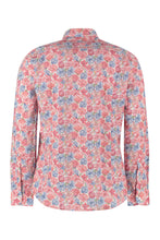 Load image into Gallery viewer, Flower print linen-cotton blend shirt
