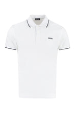 Load image into Gallery viewer, Logo print cotton polo shirt
