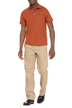Load image into Gallery viewer, Short sleeve cotton polo shirt
