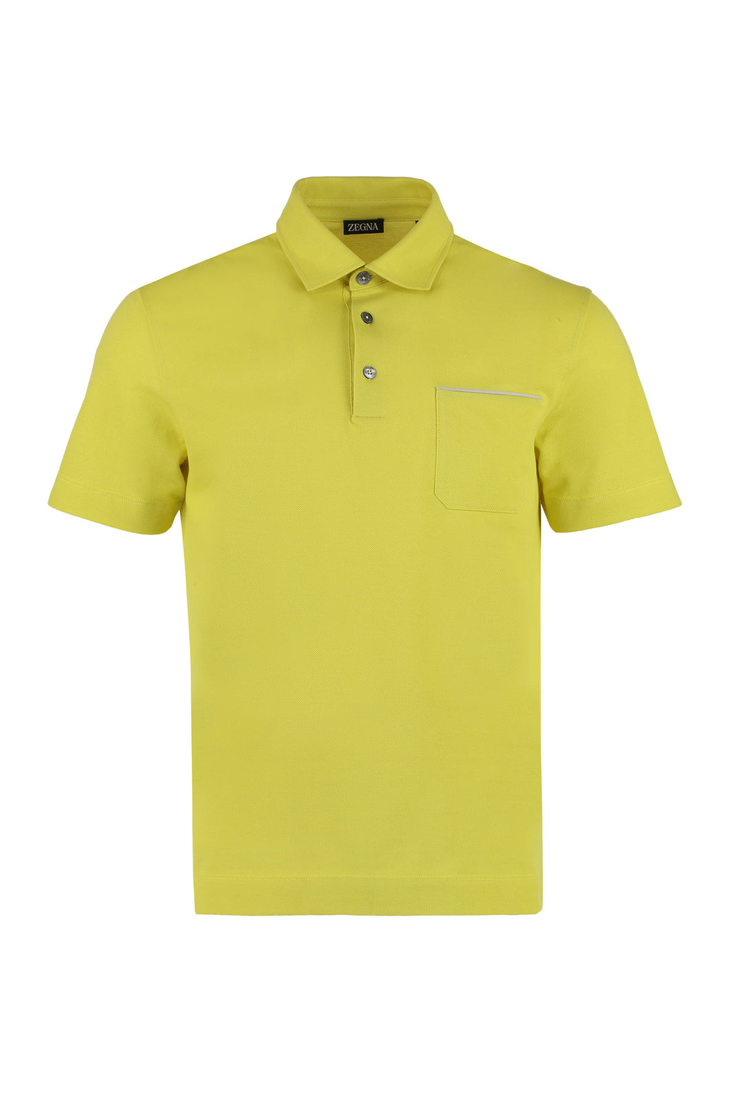 Cotton-piqué polo shirt