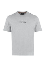 Load image into Gallery viewer, Cotton crew-neck T-shirt
