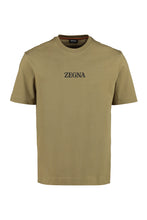Load image into Gallery viewer, Cotton crew-neck T-shirt

