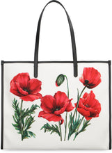 Load image into Gallery viewer, Canvas and leather shopping bag
