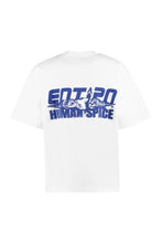 Load image into Gallery viewer, SS Eyes Cotton crew-neck T-shirt
