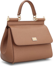 Load image into Gallery viewer, Sicily media Leather handbag
