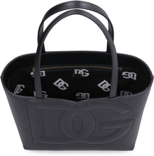Load image into Gallery viewer, Logo leather tote bag

