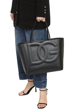 Load image into Gallery viewer, DG Logo leather tote bag
