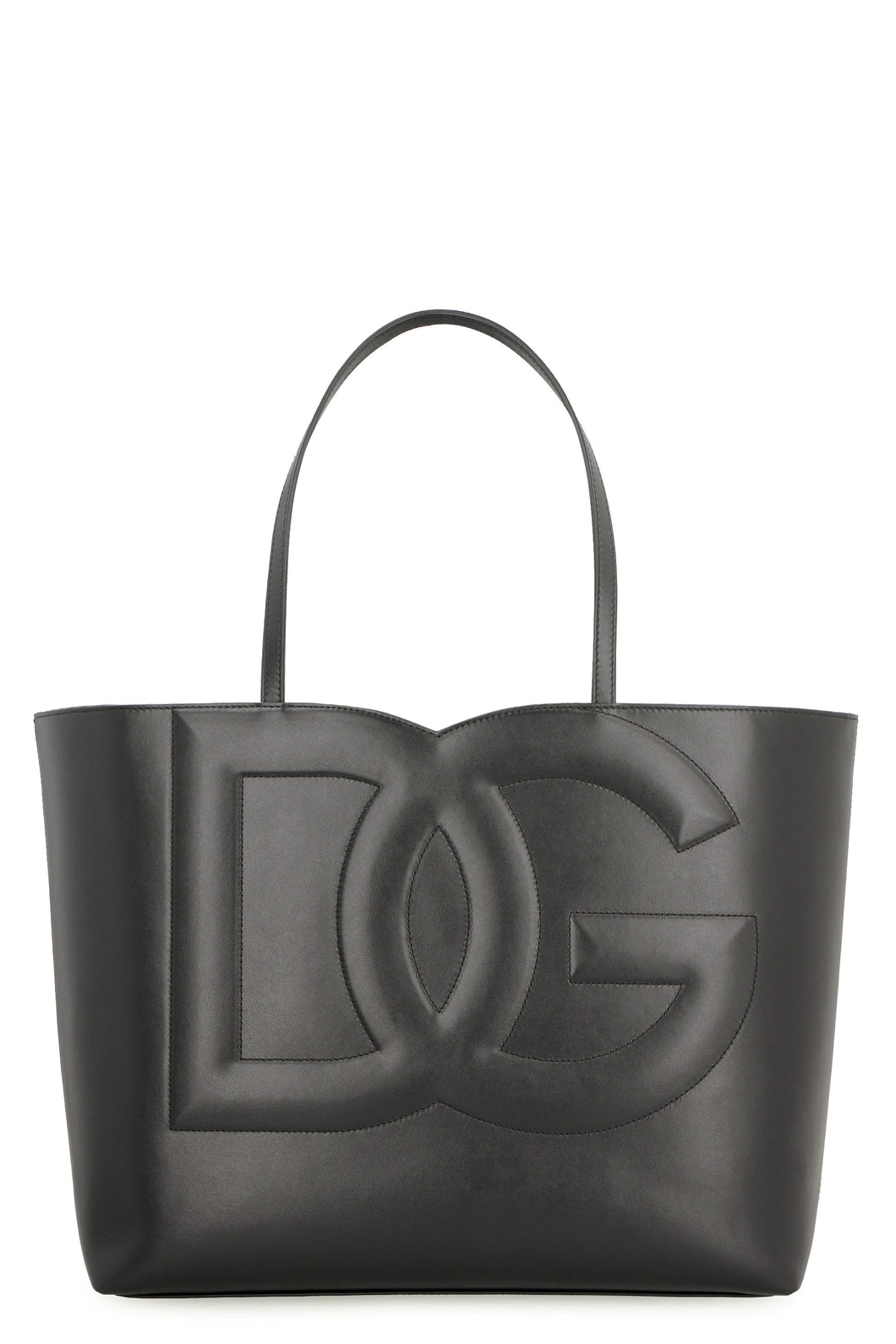 DG Logo leather tote bag