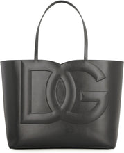Load image into Gallery viewer, DG Logo leather tote bag
