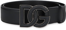 Load image into Gallery viewer, Calf leather belt with buckle
