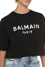 Load image into Gallery viewer, Cotton crew-neck T-shirt
