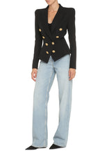 Load image into Gallery viewer, Double-breasted virgin wool jacket
