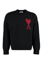 Load image into Gallery viewer, Crew-neck wool sweater
