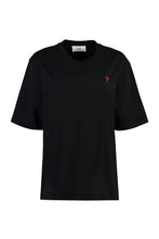 Load image into Gallery viewer, Cotton crew-neck T-shirt
