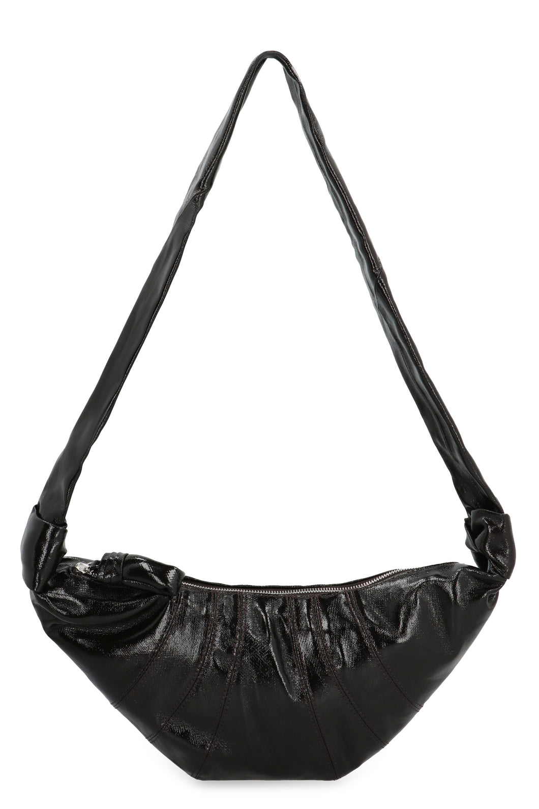 Croissant Small faux leather bag