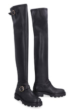 Load image into Gallery viewer, Biker over-the-knee boots
