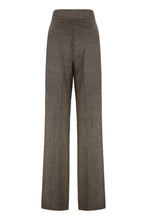 Load image into Gallery viewer, Wide wool flannel trousers
