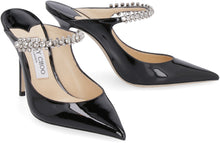 Load image into Gallery viewer, Bing embellished strap patent mules
