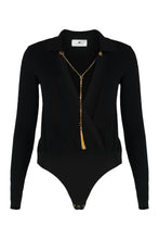 Load image into Gallery viewer, Body in viscose and silk knit with chain
