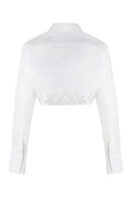Load image into Gallery viewer, Cropped poplin shirt
