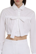 Load image into Gallery viewer, Cropped poplin shirt
