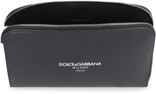 Load image into Gallery viewer, Leather clutch with logo
