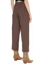 Load image into Gallery viewer, Bronzo high-rise cotton trousers
