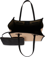 Load image into Gallery viewer, Marcella Herringbone fabric tote
