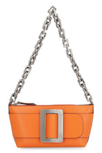 Load image into Gallery viewer, Buckle Pouchette leather mini bag
