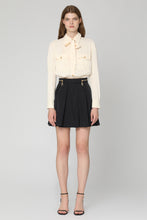 Load image into Gallery viewer, Pussy-bow collar georgette shirt
