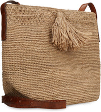 Load image into Gallery viewer, Capri raffia tote bag
