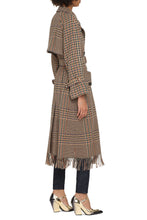 Load image into Gallery viewer, Cartone belted double-breasted coat
