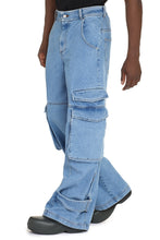 Load image into Gallery viewer, Wide-cut jeans
