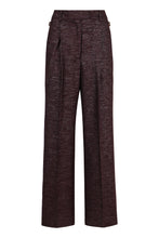 Load image into Gallery viewer, Knitted lurex wide-leg trousers
