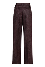 Load image into Gallery viewer, Knitted lurex wide-leg trousers
