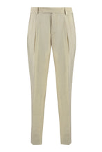 Load image into Gallery viewer, Linen and viscose trousers
