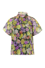 Load image into Gallery viewer, Cesena printed silk blouse

