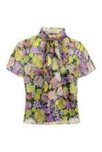 Load image into Gallery viewer, Cesena printed silk blouse
