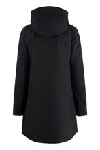 Load image into Gallery viewer, Technical fabric parka with internal removable down jacket
