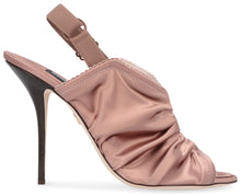 Load image into Gallery viewer, Satin slingback pumps
