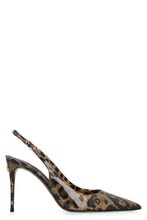 Load image into Gallery viewer, KIM DOLCE&amp;GABBANA - Leather pointy-toe slingbacks
