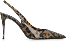 Load image into Gallery viewer, KIM DOLCE&amp;GABBANA - Leather pointy-toe slingbacks
