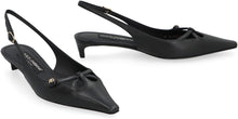 Load image into Gallery viewer, Leather slingback pumps
