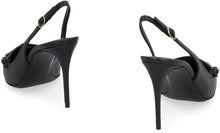 Load image into Gallery viewer, Leather slingback pumps
